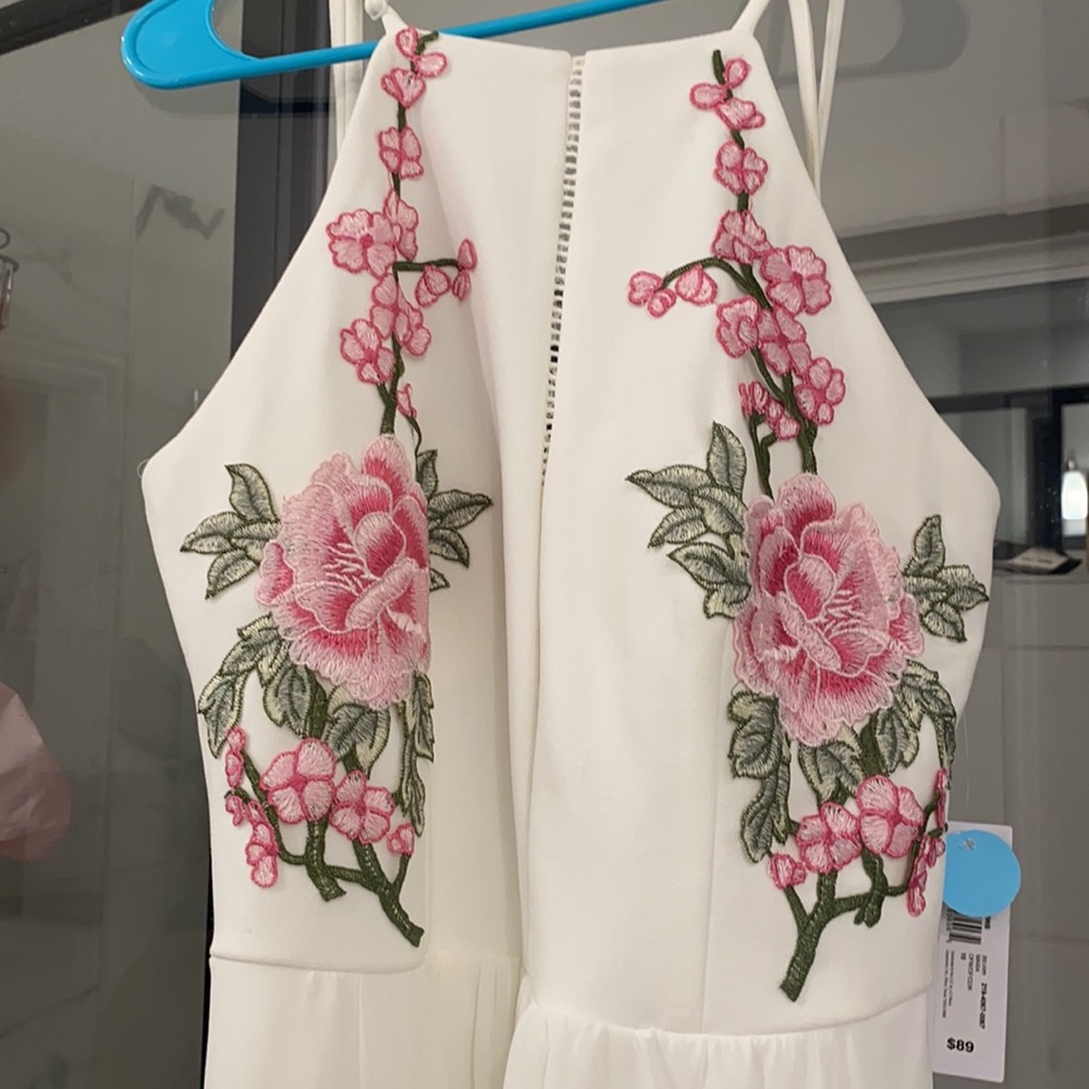 Maxi Dress With Flower Embroidery - Premier Amour brand from JCP with tag